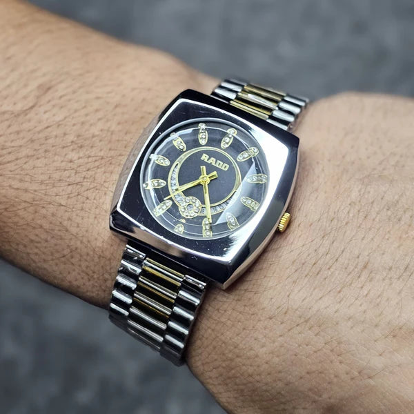 Rado-Inspired Premium Dual-Tone Watch