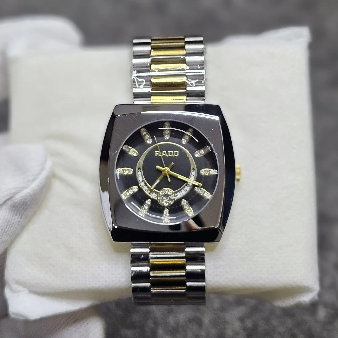 Rado-Inspired Premium Dual-Tone Watch